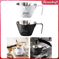 [Flowerhxy1] Espresso Glass Measuring Coffee Measuring Cup for Baking Restaurant Bar