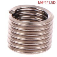 50Pcs Wire Thread Insert M6 X 1.0 1.5D Insert Helicoil Wire Thread Repair Insert