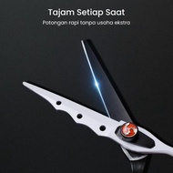 Oil Quenching Stainless Steel Straight Hair Scissors 4Cr13 6 Inch