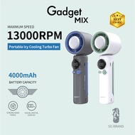 Gadget MIX Diginut CL-60 Handheld Turbo Fan /Long-Lasting Cooling 4000mAh battery/Quiet Operation