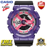 Original G-Shock GA110 Men Women Sport Watch Japan Quartz Movement 200M Water Resistant Shockproof and Waterproof World Time LED Auto Light Gshock Man Boy Girl Sports Wrist Watches with 4 Years Official Warranty GA-110NC-6A (Ready Stock Free Shipping)