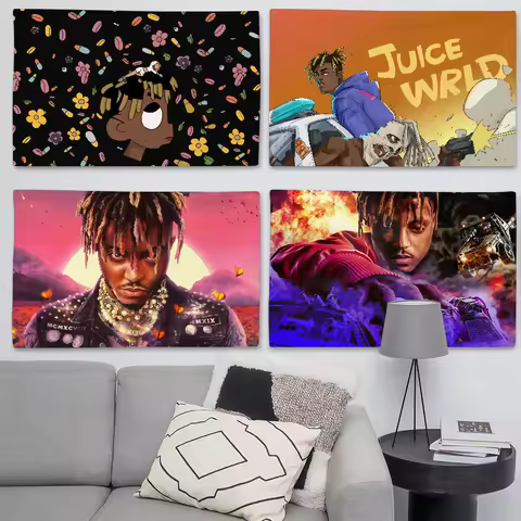 Album Rapper J-juice W-wrld Flag Suitable For Birthday Parties Living Room Bedroom And Outdoor Campi