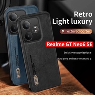 For Realme GT Neo6 SE GTNeo6 Neo6SE 5G 2024 Phone Case Matte Skin Feel Soft Casing Leather RealmeGT RealmeGTNeo6 Anti-Fingerprints Camera Protection Shockproof Luxury Back Cover