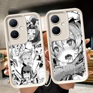 Soft Casing for OPPO Reno 11 11F 13F 10 8T Pro 5G White Q111 Comics Ahegao