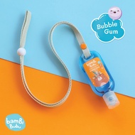 Bambi Bubu แบบคล้องคอ เจลล้างมือแอลกอฮอล์สำหรับเด็ก กลิ่น Bubble Gum ขนาด 30ml