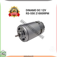 Sparepart RS-550 Mesin Bor Baterai / Dinamo DC 12V Motor DC RS550 /