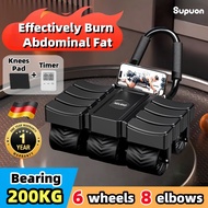 Supuon Abs Roller 6 Wheel Elbow Support Roller With Timer Automatic Rebound Muscle Elbow Support Exe