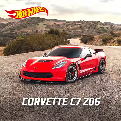 New Original Hot Wheels Corvette C7 Z06 Convertible Car Collect Car Toys Holiday Gift In Stock