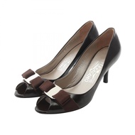 【二手】 Salvatore Ferragamo Ferragamo VaraRIBON皮高跟鞋，女款，二手