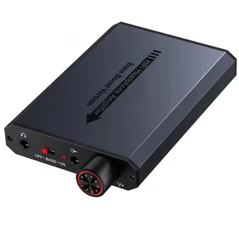 AA60-Bass Boost 3.5Mm Headphone Amp Portable Hifi Amplifier 16-150 Ohm For MP3 MP4 For Mac Phones Co