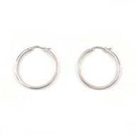 【日本直送 二手美品】CELINE 精品 耳環 圓圈 簡約 925 銀 珠寶 配飾 拋光處理