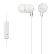 SONY - MDR-EX15AP 智能手機耳筒 白色 [香港行貨 一年保養]