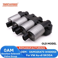 TRANSPEED 0AM DQ200 DSG Auto Transmission Solenoid Valve Kit Old Version 4PCS For VW SEAT SKODA DSG 