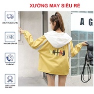 [S06][M] Women'sJacket Women's 2-layer sun protection windbreaker jacket with beautiful fish print, 