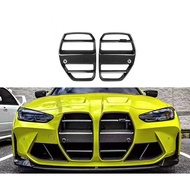 Real Carbon Fiber Front Bumper Center Grille For 2021-2024 BMW M3 M4 G80 G82