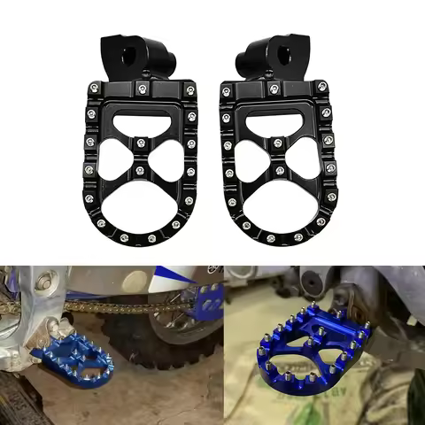 CNC Footpeg Foot peg Pedals Rest For YAMAHA YZ85 YZ125 YZ250 125X YZ250F YZF WRF 250 450 YZF250 WRF2
