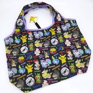 日本 Pokemon Pikachu 比卡超 寵物小精靈 便攜 可摺疊 大容量 環保袋 手提袋 收納袋 購物袋 單肩袋  （需訂購）