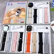 2024 Original 1:1 T20 Ultra 2 Bt 5.3 Call Series 9 IWO With 4 Strap  2.09 Inch HD Screen Watch Men Women Smart Watch Waterpoof S For Samsung Huawei Xiaomi Realme