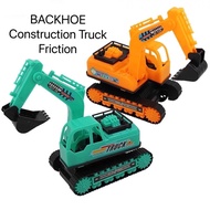 Trendyglasses-Backhoe Construction Truck Excavator Friction Toy