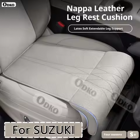 For Suzuki Solio Alto New Car Seat Rest Cushion Nappa leather Seat Extender Leg Cushion Memory Foam 