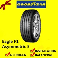 Goodyear Eagle F1 Asymmetric 5 tyre tayar tire (with installation) 225/45R18 245/40R18