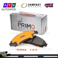 COMPACT PRIMO ผ้าเบรคหน้า HYUNDAI H1 2.5 ปี 2008-2015 H1 ปี 2016-ON GRAND STAREX ปี 2015-ON DPM-182