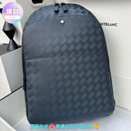 全新MONTBLANC 萬寶龍風尚3.0系列男款雙肩背包 墨水藍