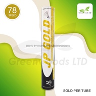 JP Gold Badminton Shuttlecock Speed 78 Indonesian Imports gws31207