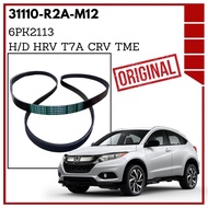 6PK2113 / 31110-R2A-M12 ORIGINAL FAN BELT HONDA HRV T7A CRV TME
