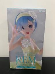 Re:0 從零開始的異世界生活 雷姆 禮服造型 REM 花裙 Flower Dress FuRyu Trio-Try-iT Figure日本 景品 Figure