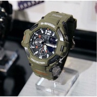 [100% Original] 1Year Warranty Casio G-Shock GA-1100KH-3A Master of G Gravitymaster Olive Drab Resin