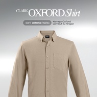 KEMEJA CUTOFF Clark Men's Long Oxford Shirt Men Shirt Long Sleeve Shirt Men
