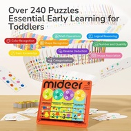 Mideer Match And Connect Playbook Mainan Edukasi Early Education Toys Anak Laki Laki Perempuan 3 Tah