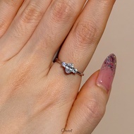 Orachat | Vanessa 100 H&A ring. (แหวนตัวเรือนเงินแท้ 92.5 / หากใส่ไม่พอดีเปลี่ยนขนาดฟรี 1 ครั้ง)