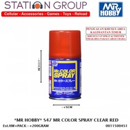 MR HOBBY S47 MR COLOR SPRAY CLEAR RED
