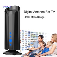 PASO_TV Antenna 450+ Miles Range Indoor 4K HDTV Antenna with Powerful Amplifier and Signal Booster Smart Traditional Digital Antenna