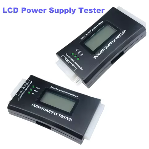 Power Supply Tester Computer Host Inspection Maintenance Tester Tool LCD Computer Diagnostic Compute