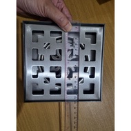 Stainless steel floor drain box 15 x 15 cm / 6 inch stainless steel bathroom floor drain / 15 x 15 c