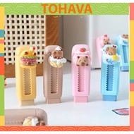 Capybara eraser, Capybara pencil eraser, pencil eraser, capybara pencil eraser in square bar