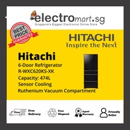 Hitachi R-WXC620KS - XK 474L Inverter 6-Door Refrigerator