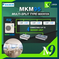 [ORIGINAL] DAIKIN Multi Split Inverter Air Conditioner MKM-P Series R32 (MKM95P) CDKP25P/CDKP35P/CDK
