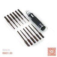 🇲🇾RC TOOL 12-in-1 RC HARD ALLOY SCREWDRIVER SET REMOVAL TOOL FOR RC DRONE