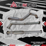 FULLSYTEM EXHAUST WITHOUT DOWNPIPE INNOVA 2KD 2GD REBORN 1GD FORTUNER VNT NON VNT VRZ PNP JUST INSTA