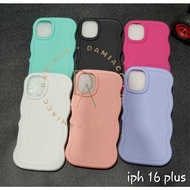 Macaron case iphone 16 pro max 16 pro 16 plus 16 macaron wave case color