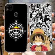 J-40 One Piece Logo TPU Case for Xiaomi Redmi 10C 9C 10A 9A