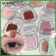 SUKIKII Eyeshadow Palette, Matte Long Lasting Matte Eyeshadow Palette,  Glitter Monochrome Glitter E