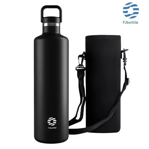 Fjbottle1750ML Vacuum Flask Stainless Steel Thermos Bottles Sport Climb Insulated Water Bottle Leakp