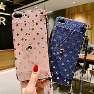 Gypsophila Card Case Phone Case OPPO A57 A59 A93 F1S A73 A79 A3 A5 A3S A7 A5S AX7 A7N A12 A11K F9 F9