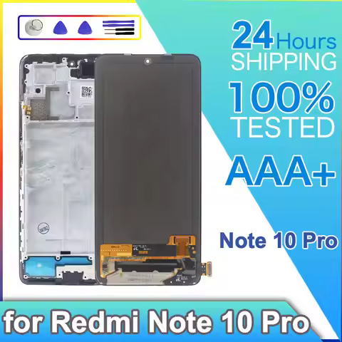 6.67" LCD for Redmi Note 10 Pro 4G LCD Display Touch Screen Digitizer Assembly for Redmi Note10 Pro 
