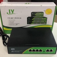 SWITCH HUB POE 4 PORT + 2 UPLINK POE SWITCH 4 PORT + 2 UPLINK 10/100